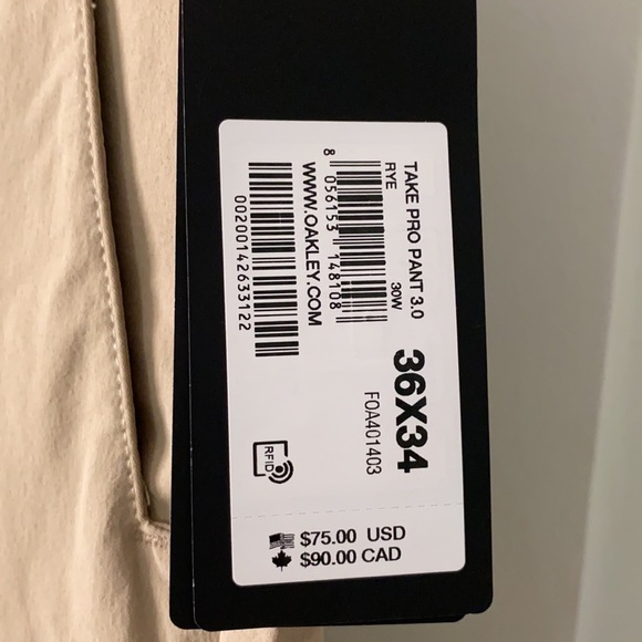 Oakley Men’s Dri-fit khakis - Picture 5 of 5